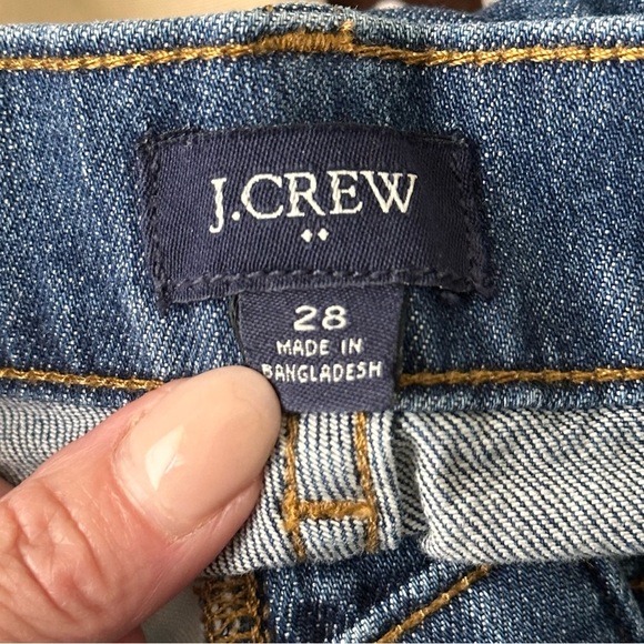 J. CREW Denim Wide Leg Trouser Jeans Elevated Casual Retro 70s Style BL905 Sz 28 - Picture 9 of 12
